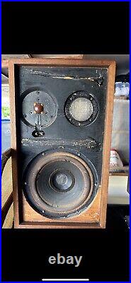 Acoustic Research Ar-2ax 1 Pair Vintage Speakers Working Condition Stand