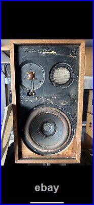 Acoustic Research Ar-2ax 1 Pair Vintage Speakers Working Condition Stand