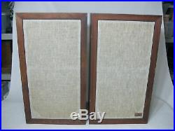 Acoustic Research Ar-3a Speakers Pair (2 Unitis) Vintage Wood Finish Great Condi