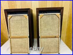 Acoustic Research Ar-3a Vintage 3-way Speakers Pair Oiled Walnut Japan As Is