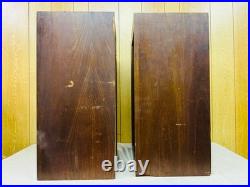 Acoustic Research Ar-3a Vintage 3-way Speakers Pair Oiled Walnut Japan As Is