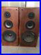 Acoustic Research Ar-50-c Large Walnut Bookcase Speakers