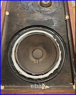 Acoustic Research Ar-5 Speaker Cabinet Vintage 1970s For Parts Or Repair