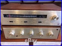 Acoustic Research Ar Amplifier, Ar Fm Tuner, Vintage Stereo System Wood Cases