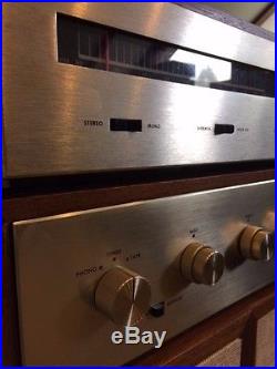 Acoustic Research Ar Amplifier, Ar Fm Tuner, Vintage Stereo System Wood Cases