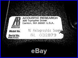 Acoustic Research Ar M1 Holographic Imaging Speakers (2)