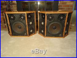 Acoustic Research Ar-lst Speakers, Natural Cherry, Our Very Best Guaranteed