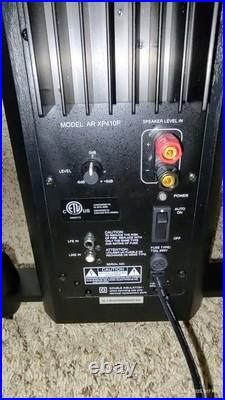 Acoustic Research Arxp410pl Sub Amp Tower Xp Series 3-way Black Left Loudspeaker Acoustic Research Arxp410pl Sub Amp Tower Xp Series 3-way Black Left Loudspeaker