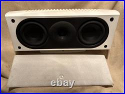 Acoustic Research Center Channel AR Speaker AR4c White Tested Works Loud Sound
