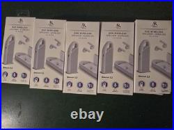 Acoustic Research Duo Wireless Speaker and Earbuds ARTWS35 White PACK OF 25
