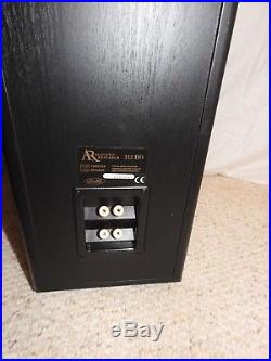Acoustic Research Floorstanding Speakers Model 312HO Black + 8' Monster Cable