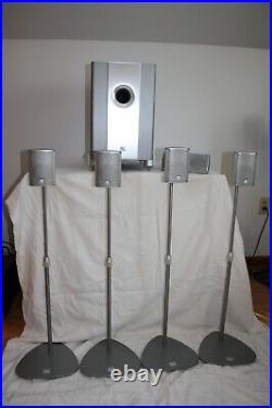 Acoustic Research HC5S 5.1 Home Theater Speaker System Aluminum Body Acoustic Research HC5S 5.1 Home Theater Speaker System Aluminum Body