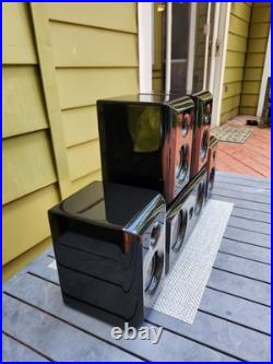 Acoustic Research HC6 Speaker Set of 5 withCenter Channel Home Theater Piano Black