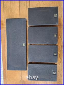 Acoustic Research HC6 Speaker Set of 5 withCenter Channel Home Theater Piano Black