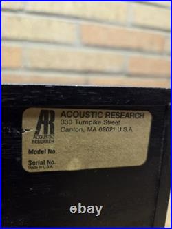 Acoustic Research Holographic Imaging Series Center Speaker MC1 Made In USA C. 1