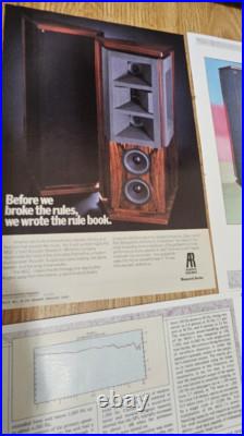 Acoustic Research MGC-1 Vintage Magic Speakers WithMGC-1E Control Acoustic Research MGC-1 Vintage Magic Speakers WithMGC-1E Control