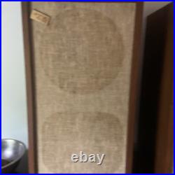 Acoustic Research Model AR-2AX Wooden Speakers Pair Of 2 Tested Working