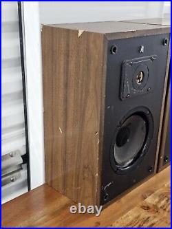 Acoustic Research Model AR-8BX Vintage Bookshelf Stereo AR Speakers Pair Read