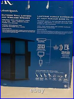 Acoustic Research Outdoor Wall Latern & Wireless Spearker