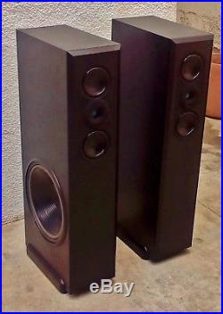 Acoustic Research P315 HO Speakers with Sunfire 500 watt amps (pair)