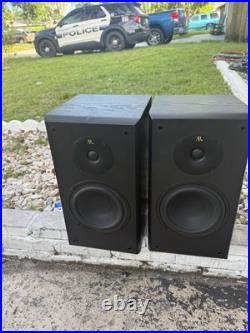 Acoustic Research PS 2062 PS2062 Bookshelf Speakers Large Heavy Working 16x11x9