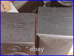 Acoustic Research Pair Bookshelf Speakers AR 206 HO Black