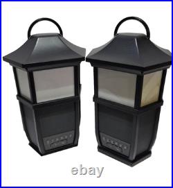 Acoustic Research Portable Outdoor Wireless Speaker, Black, AWSF9R with Light