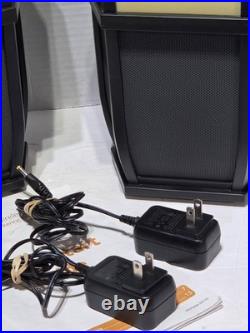 Acoustic Research Portable Outdoor Wireless Speaker, Black, AWSF9R with Light