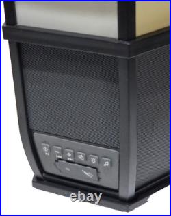 Acoustic Research Portable Outdoor Wireless Speaker, Black, AWSF9R with Light