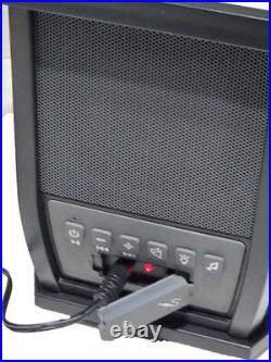 Acoustic Research Portable Outdoor Wireless Speaker, Black, AWSF9R with Light