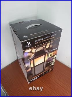 Acoustic Research Portable Wireless Bluetooth Speaker withFlickering Flame Light