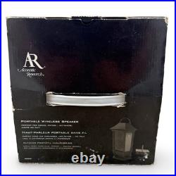 Acoustic Research Portable Wireless Indoor Outdoor Lantern Speaker w Transmitter