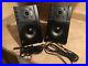 Acoustic Research Powered Partners 570 Used Stereo Speakers AR Black Pair