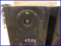Acoustic Research S-20 Black Bookshelf Speakers 2-Way Bass Reflex Original Box