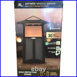 Acoustic Research Santa Cruz AWSF100 Bluetooth Outdoor Flame Speaker Tested