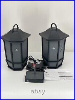 Acoustic Research Speakers WS2PK63 Lantern Black Speakers withTransmitter+Adapter