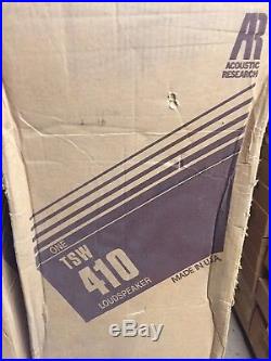 Acoustic Research TSW-410 Vintage Audiophile Loudspeakers BRAND NEW IN BOX! RARE