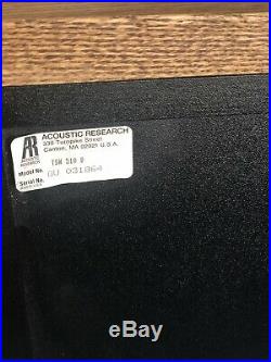 Acoustic Research TSW-510s, Refoamed & Restored-Amazing Sound