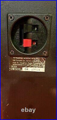 Acoustic Research Teledyne Rock Partners, Refoamed Woofers, Consec. Serial #'s