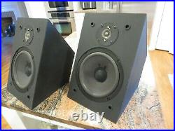 Acoustic Research Teledyne Rock Partners Speakers Pair Refoamed Tested Working