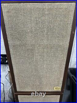 Acoustic Research Vintage AR-6 Speaker Pair Working & Tested Acoustic Research Vintage AR-6 Speaker Pair Working & Tested