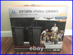 Acoustic Research WS2PK63 Portable Wireless Speakers Indoor/Outdoor (Pair)