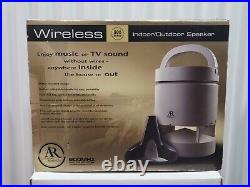 Acoustic Research Wireless Indoor/Outdoor Speaker AW811 With Manual
