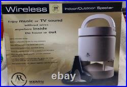 Acoustic Research Wireless Outdoor Speakers & Transmitter. 2 SPEAKER PKG Acoustic Research Wireless Outdoor Speakers & Transmitter. 2 SPEAKER PKG