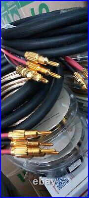 Acoustic Research audiophile BI-WIRE speaker cables BRAND NEW Flawless 3 meters