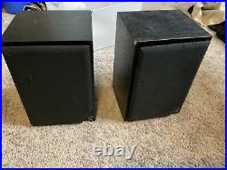 Acoustic Research bookshelf speakers pair vintage