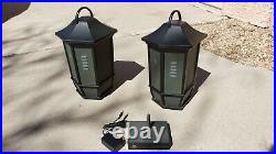 Acoustic Research outdoor lantern wireless speakers WS2PK63. With Transmitter