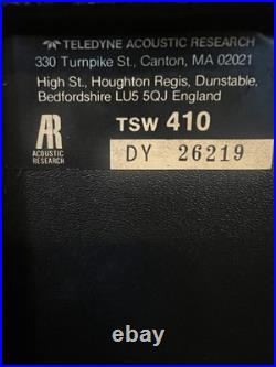 Acoustic research speakers two sets TSW 410 and TSW 110 four total