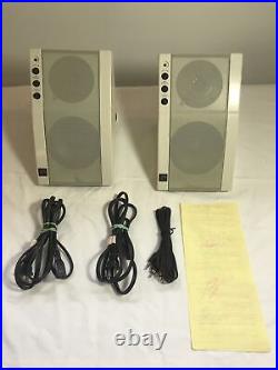 Advent Acoustic Research Powered Partners AV 570 AV570 Computer Speakers White