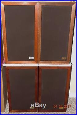 Ar3a Acoustic Research Speakers-four Of Them-restored-plug & Play